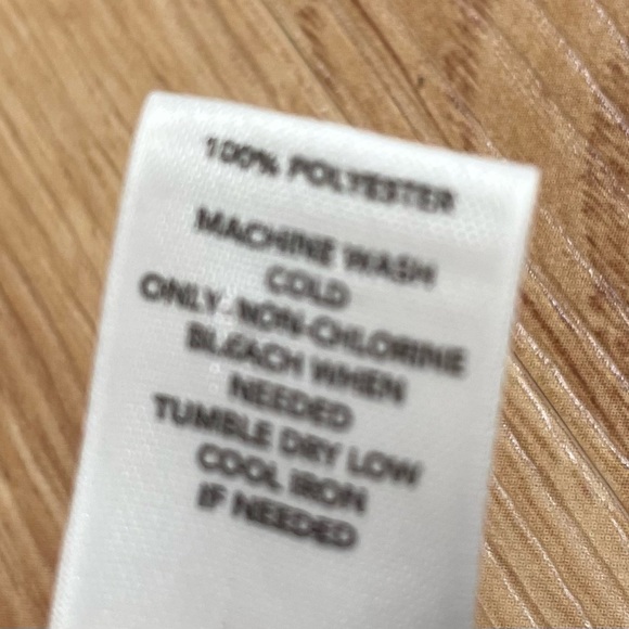 Loft blouse tie neck top 3/4 sleeves floral olive green black large - Picture 7 of 7